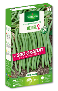 Haricot Nain Vert Oxinel 2 + 20 g Offert